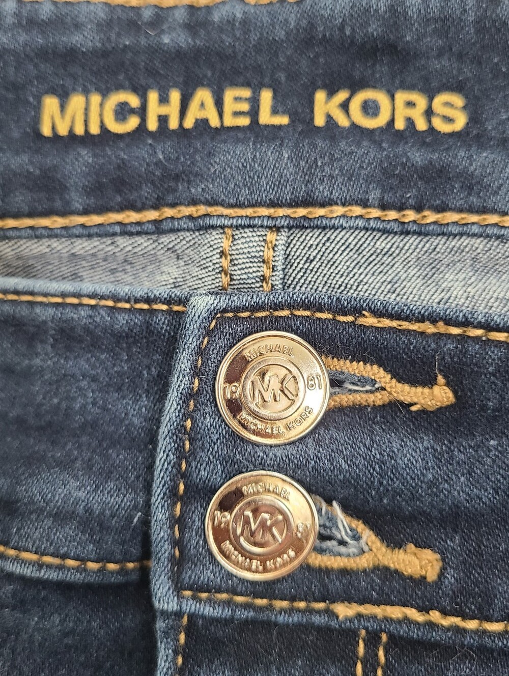 Michael Kors Selma Straight Jeans Women's Size 14 - Picture 8 of 8